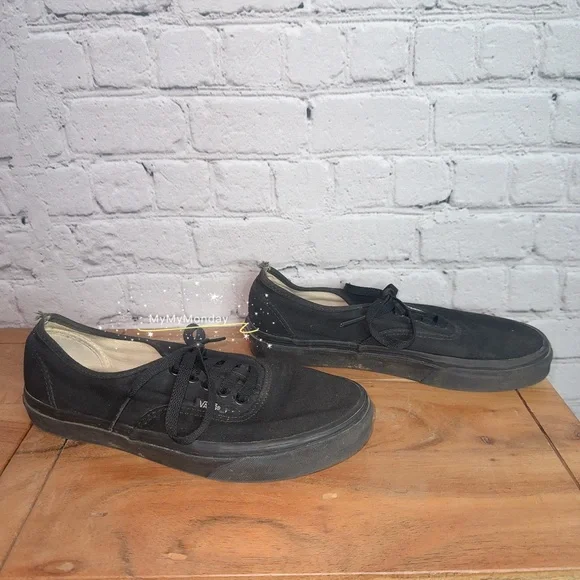 Vans Black Shoes Skate Shoes - Picture 2 of 6